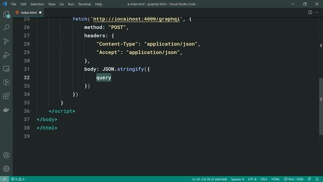 How to Send GraphQL Requests with Fetch API - JavaScript Tutorial смотреть онлайн