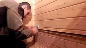 Электромонтаж в деревянном доме, открытая проводка