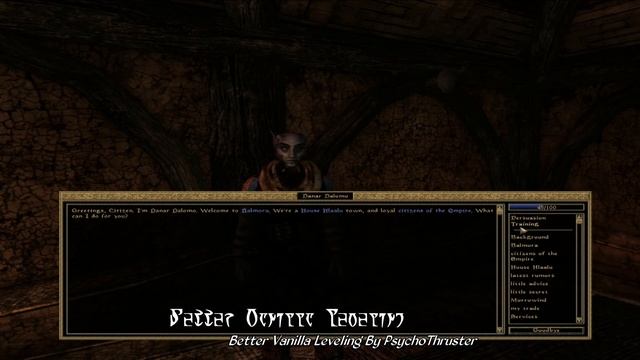 Morrowind Modathon - Better Vanilla Leveling смотреть онлайн
