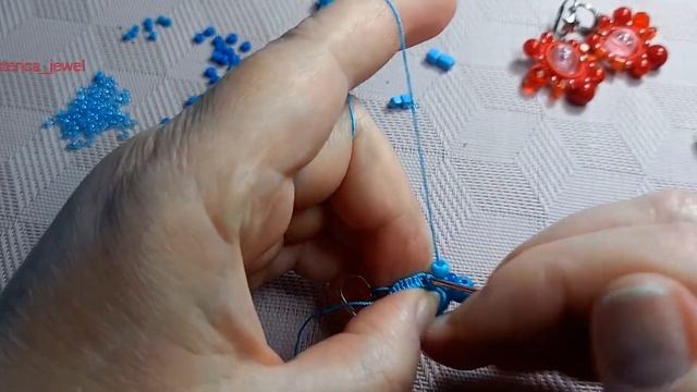 ?Серьги-цветки в комплект к воздушному колье/ Мастер-класс /Украшение своими руками @masterica_jewe смотреть онлайн
