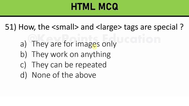 Top 100 HTML MCQs | For Exams and Interview смотреть онлайн
