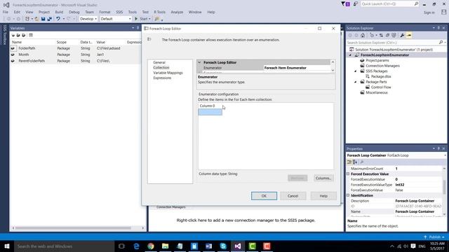 24 Foreach loop Item Enumerator in SSIS Example смотреть онлайн