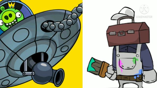 Angry Birds Space final boss theme and Castle Crashers Painter boss theme Mashup смотреть онлайн