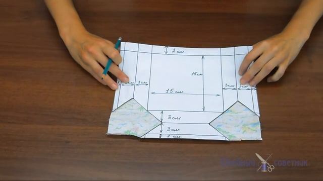 ✿✂Карман-портфель: вариант №3 - со складкой! Подробно! Выкройка! #карманы_ШС смотреть онлайн