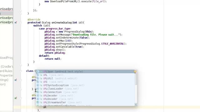 PROGRESS BAR WHILE DOWNLOADING FILE IN ANDROID смотреть онлайн
