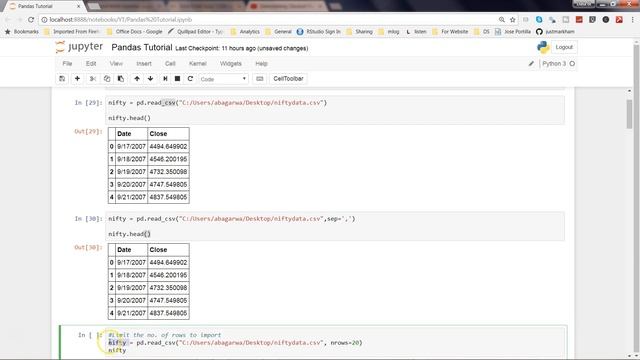 How to import CSV (comma Separate Value) file in python смотреть онлайн