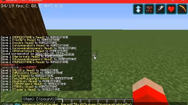 How to get anyone's head in Minecraft java | 1.16 смотреть онлайн