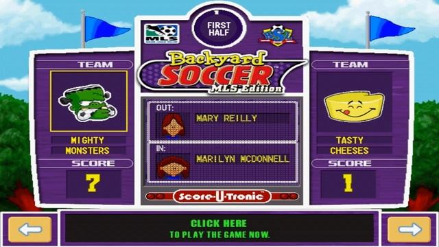 Backyard Soccer MLS edition | S1 | GAME 9 | A DIVISION | MONSTERS @ CHEESES смотреть онлайн