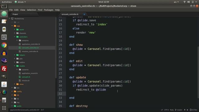Ruby on Rails Build a SpaceX Clone #11 Caurosel to Ruby смотреть онлайн