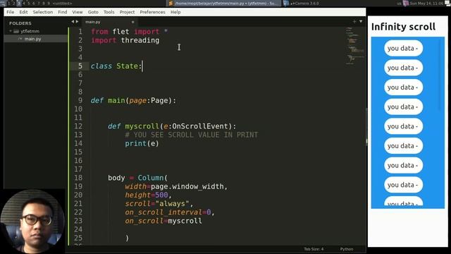 Flet Tutorial - Create Infinite Scrolling смотреть онлайн
