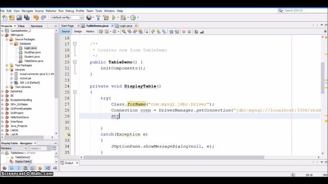 15. How to display database records in jTable using Netbeans | Java | Mouna M Naravani смотреть онлайн