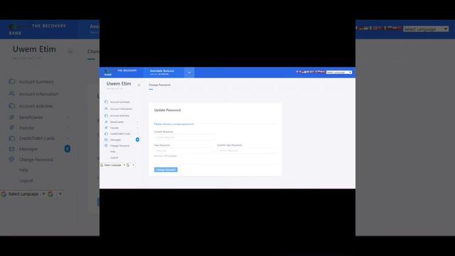 Any Bank - Online Banking PHP Script Demo смотреть онлайн