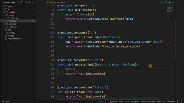 ✅ FastAPI Tutorial • (Part 5) Add Tortoise Model смотреть онлайн