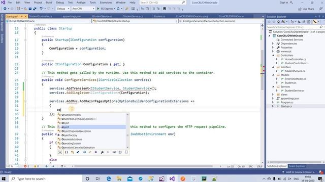ASP.Net Core 3.1 CRUD Operations with Oracle DB | CRUD Operations in ASP.Net Core with Oracle Part- смотреть онлайн
