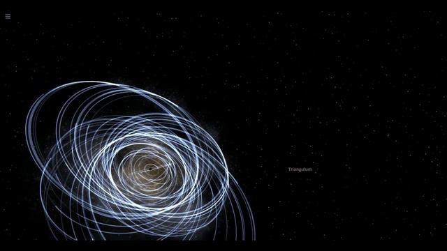 Local Group Of Galaxies | Milky Way and its nearest galactic neighbors: Andromeda, and Triangulum смотреть онлайн