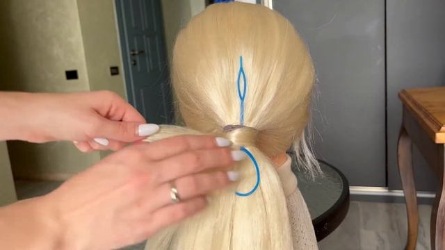 КАК ОБМОТАТЬ РЕЗИНКУ ВОЛОСАМИ/3 СПОСОБА смотреть онлайн