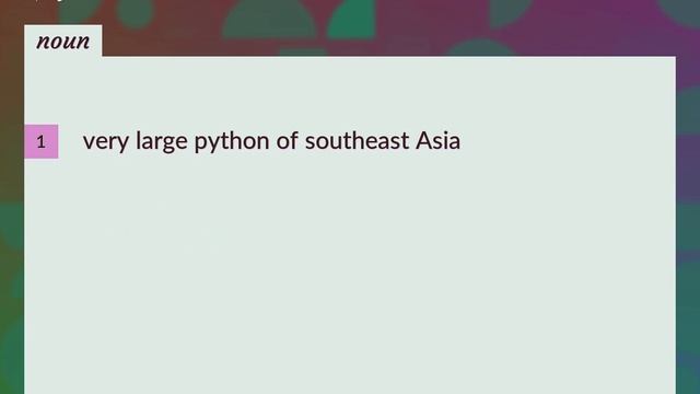 Python molurus | meaning of Python molurus смотреть онлайн