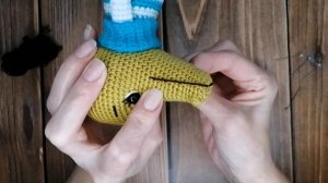 Крокодил МК крючком часть 3