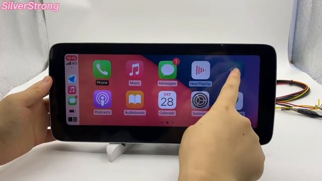 SilverStrong Carplay Screen for Mercedes Benz with Wireless Android Auto support LVDS Radio display смотреть онлайн