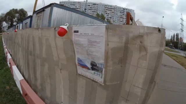 на месте гаражей стройка новой конечной в конце Донецкой ул. смотреть онлайн