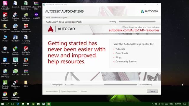 Hướng dẫn cài đặt autocad 2015 full luôn nha смотреть онлайн