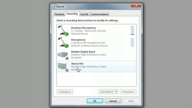 Record computer sound 'stereo mix' with Audacity Windows 7 смотреть онлайн