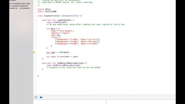 [Silent iOS 012-04] Adding and updating value in JSON data смотреть онлайн