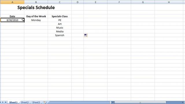 Excel Autofill Feature for Windows Segment 1 of 2 for Elon CIS 220 смотреть онлайн