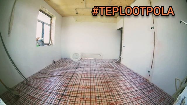 #TEPLOOTPOLA укладка труб #теплого #пола крепеж на сетку #теплыеполы #отопление смотреть онлайн