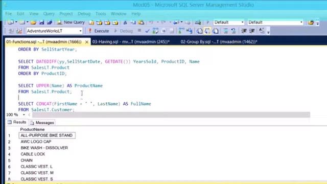Scalar Functions in SQL Server смотреть онлайн