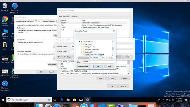 Configure environment variables for Spark смотреть онлайн