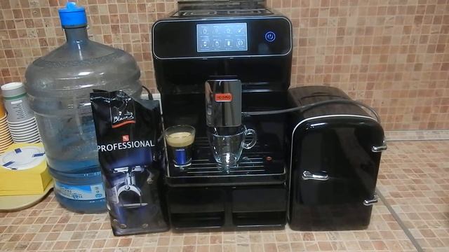 Rooma A9S приготовление эспрессо и американо.