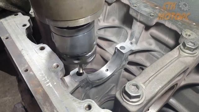 Расточка, изменение конструкции, постели коленвала DAF 105. смотреть онлайн