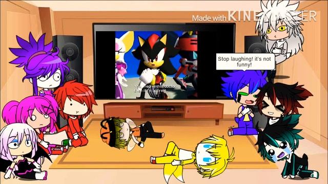 Sonic characters react to Character-in-depth Shadow the hedgehog Part 2 (Gacha Club) смотреть онлайн