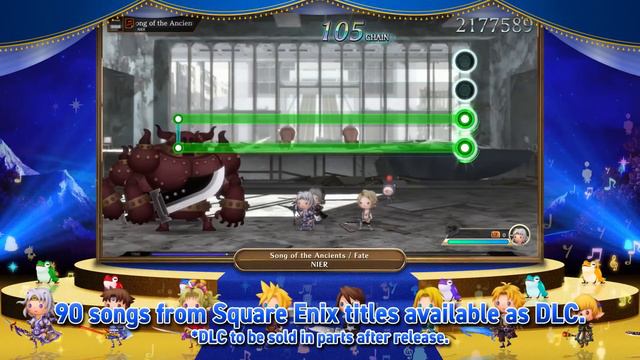 THEATRHYTHM FINAL BAR LINE - Launch Trailer смотреть онлайн