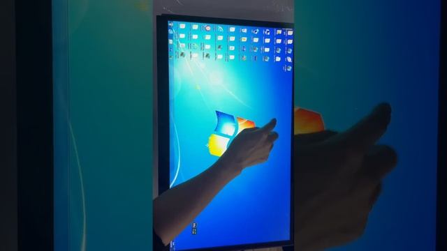 ultra slim bezel 23 8” Touch monitor смотреть онлайн