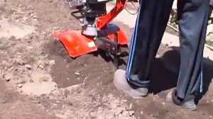 Мотоблок.Перекопка старых грядок.