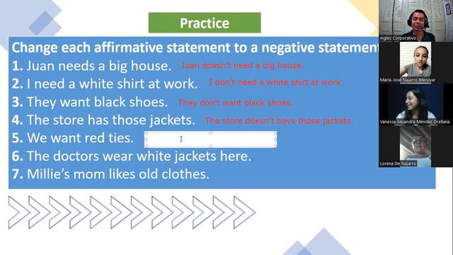Inglés Corporativo- 30-11-2022 - Simple present statements with irregular verbs смотреть онлайн