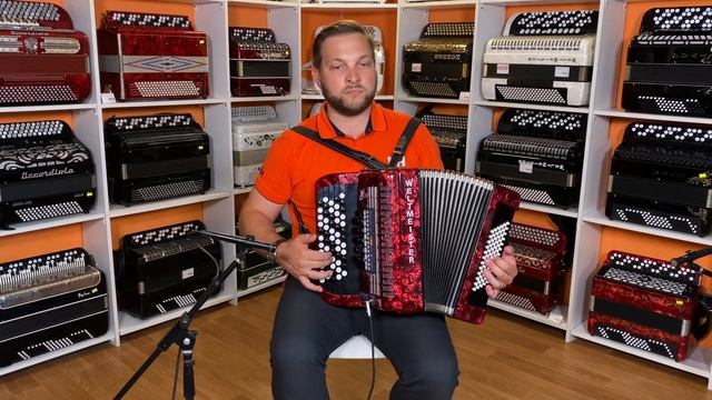 "Mack The Knife" Russian midi system on German accordion Weltmeister. смотреть онлайн