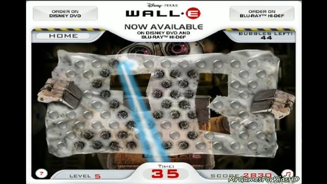 WALL-E Pop Bubble Wraps Disney Full Online 3D Game High Score смотреть онлайн
