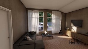 Проект дома 8 на 8 метров, один этаж