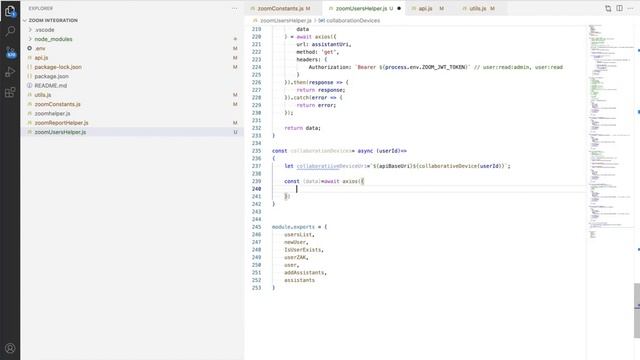 List a user's collaboration devices - (Zoom REST API) смотреть онлайн