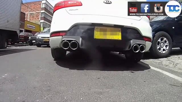 Kia Koup Exosto 4 salidas + Muffler TJC Exhaust Company смотреть онлайн