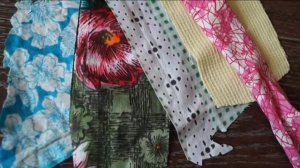 Поделка дерева из ткани и цветной бумаги / Простые поделки для детей