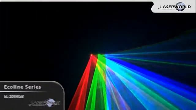 Видео работы лазерного эффекта Laserworld EL 200RGB