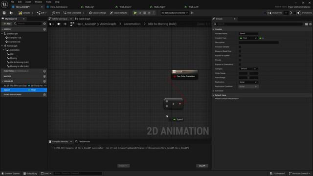 Unreal Engine 5 Tutorial - 2D Top Down Game Part 3: Character Animations смотреть онлайн