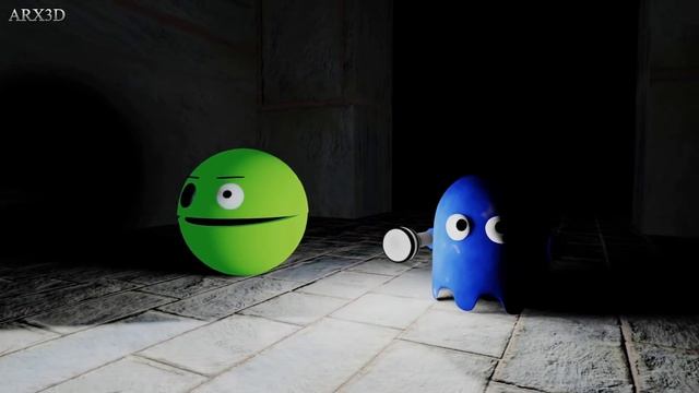 Pacman Adventures Compilation #1 PACMAN VS MONSTERS, GHOSTS,MATH, Crazy Maze // Horror смотреть онлайн