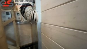Скрытая проводка в доме из клеёного бруса. КП Райт Виладж
