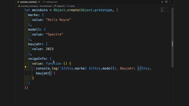 JavaScript | Objekte erstellen mit Object.create() смотреть онлайн