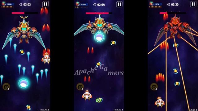 Galaxy Attack: Space Shooter | Defeat ALL Mini Boss - Professionally ? | DIRECT Tutorial ? By Apach смотреть онлайн